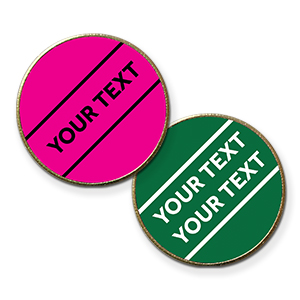 AP15- Affordable Printed badge - 1 or 2 lines of your text