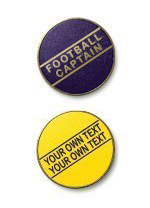 AP15- Metal printed badge - 2 lines of your text