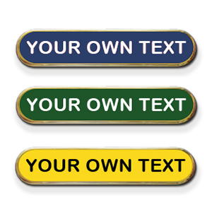 AP9 - Metal printed badge - 1 line of your text