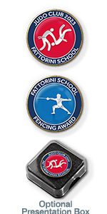 MP15 Combat Sports badges + 2 lines of your text