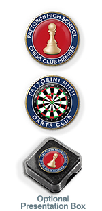 MP15 Targets & Strategy Sports badges + 2 lines of text