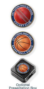 MP15 Team Sports badges + 2 lines of your text