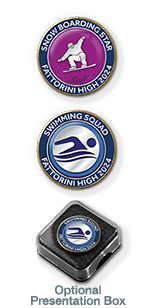 MP15  Water Snow & Ice Sports badges + 2 lines of text