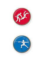 MP3 Combat Sports badges
