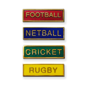 S1 - Enamel badge, 18 colours, 32 titles