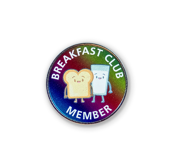 MP15- Metal printed badge - Breakfast club
