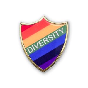 AP6 - Metal printed badge - DIVERSITY