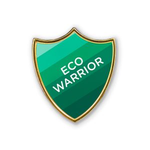 AP6 - Metal printed badge - ECO WARRIOR