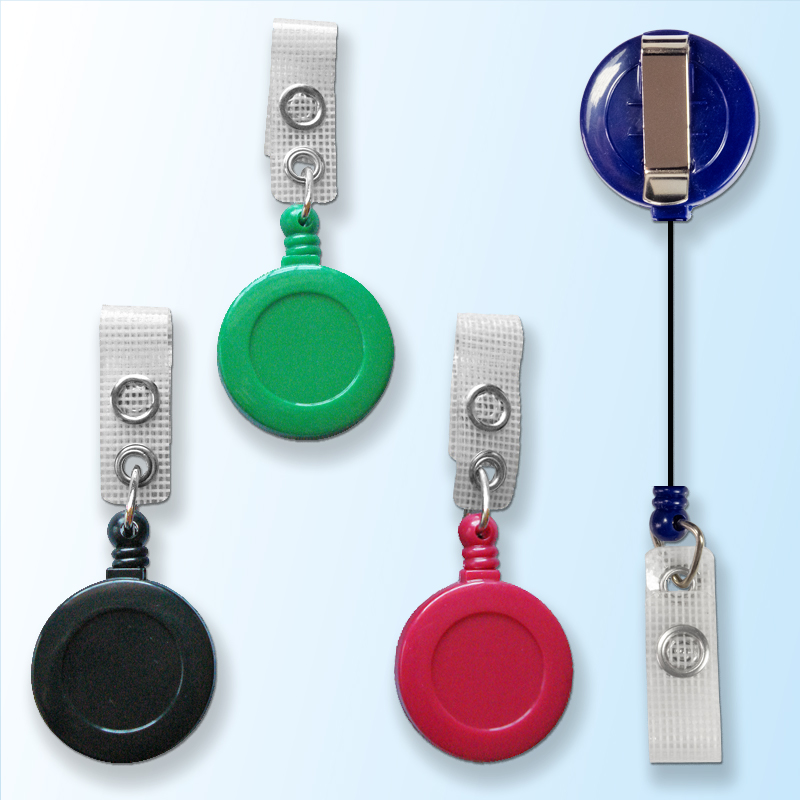 BADGER30 - Badge reel, 4 colours