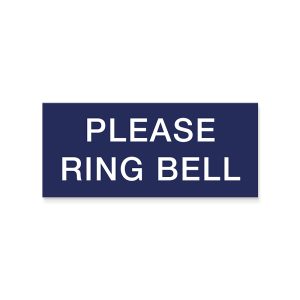 ESDW - Small simple sign, including wording, 9 colours