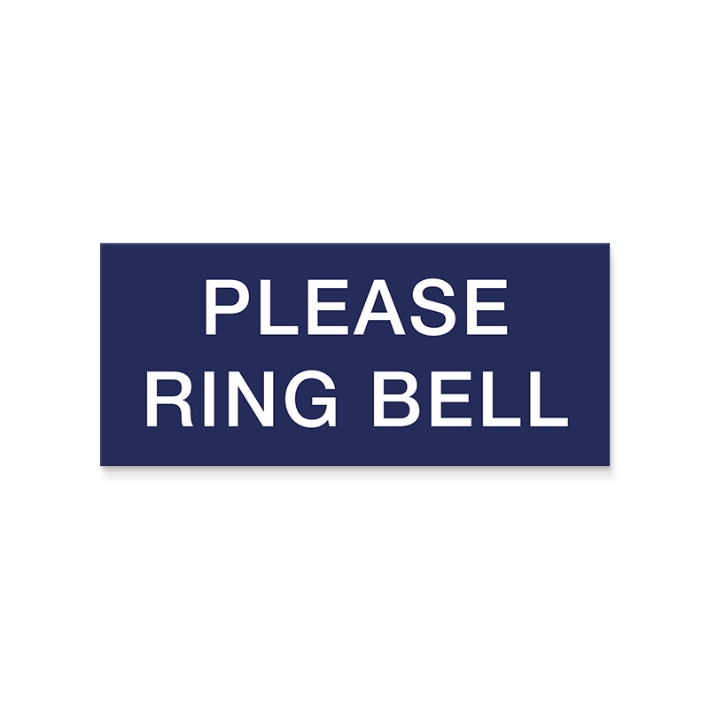 ESDW - Small simple sign, including wording, 9 colours
