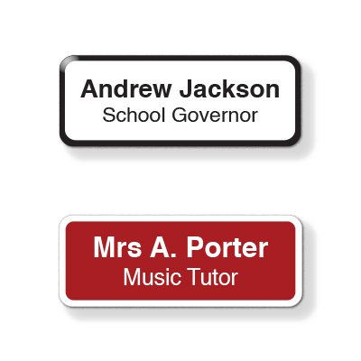 H1 - Namebadge, 9 colours