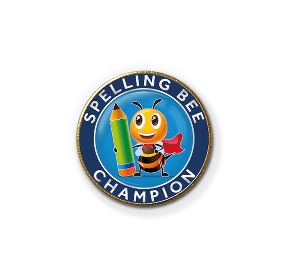 MP15- Metal printed badge - Spelling Bee