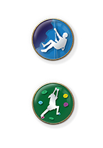 MP3 Outdoor Pursuits Sports badges