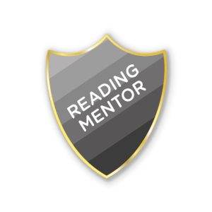 AP6 - Metal printed badge - READING MENTOR