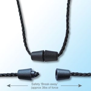 NECKCORD - Breakaway cord, black
