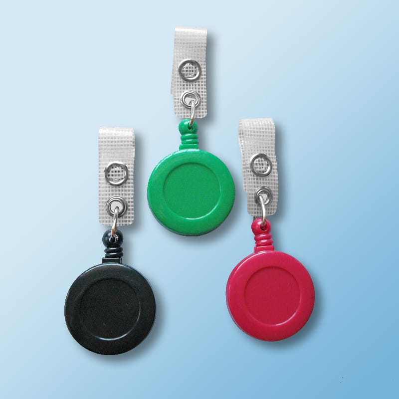 BADGER30 - Badge reel, 4 colours