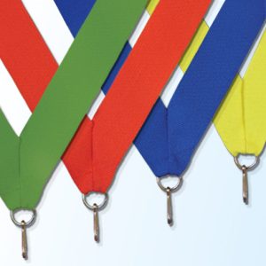 S25RIB - Pack of 10 Ribbon Collarettes, 5 colours