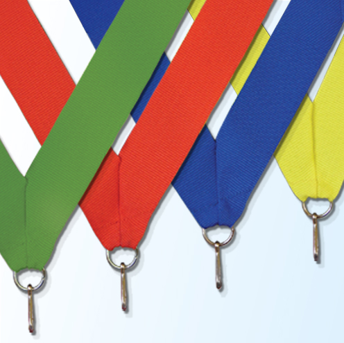 S25RIB - Pack of 10 Ribbon Collarettes, 5 colours