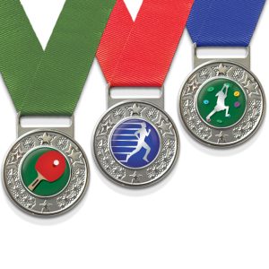 SMEDALSTAR - 49 Sports, 5 ribbon colours