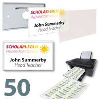 SNAP FIT - 50 Reusable Snap-fit badges