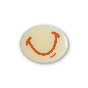 5 Oval pin badge - "Smiley"