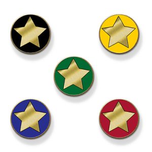 MP3STAR1 – Metal Printed Star Badge